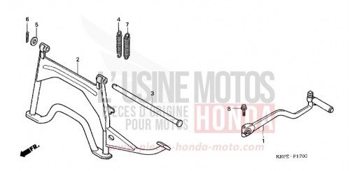 KICK STARTER ARM/STAND SCV100F5 de 2005